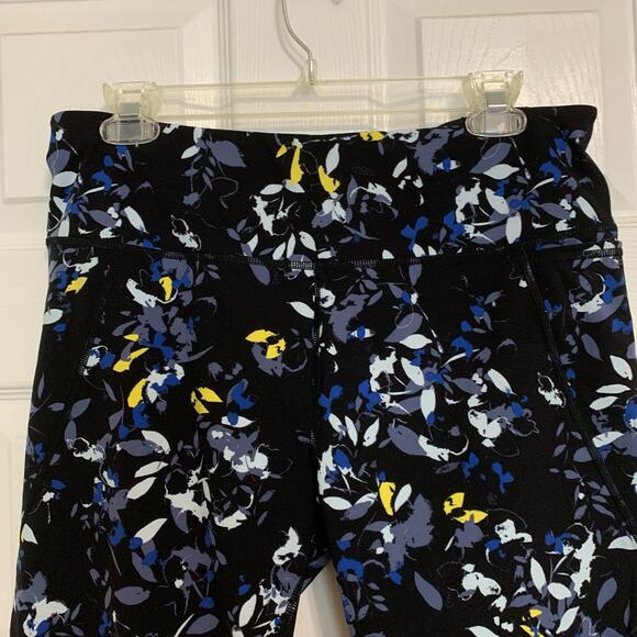 Sweaty Betty Black Floral Power Active 7/8 Leggings XXL - Picture 3 of 9